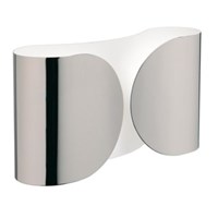 Foglio Up & Down LED Wall Light Organic Curved Shaped Steel