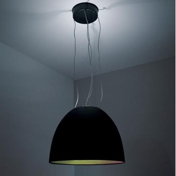 Artemide Nur 1618 Fluo Suspension Light, Grey