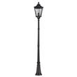 Elstead Cotswold Lane 3-Light Large Lamp Post in Black