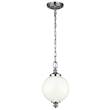 Elstead Parkman Small Pendant in Polished Nickel