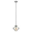Elstead Congress Clear Glass Pendant in Chrome