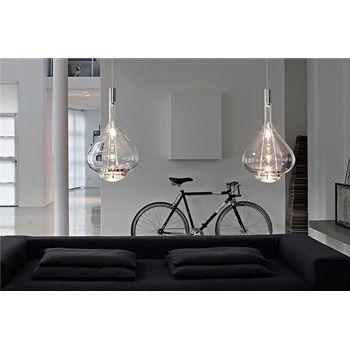 Studio Italia Design Sky Fall SO1 Medium Suspension Light, Crystal