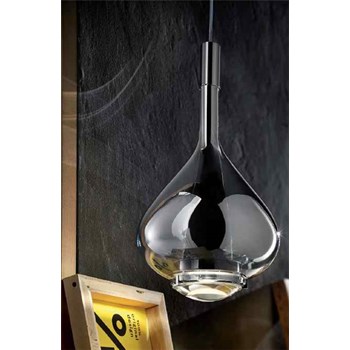 Studio Italia Design Sky Fall SO1 Medium Suspension Light, Chrome
