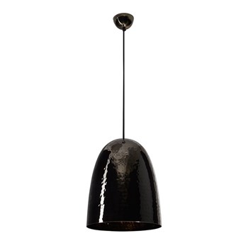 Original BTC Stanley Large Pendant Light, Hammered Black Nickel