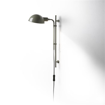 Marset Funiculi A, Lacquered Aluminium Shade, Moss grey