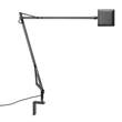 Flos Kelvin Edge Wall Support LED Adjustable Table Lamp with Die-Cast Aluminium Head in Titanium