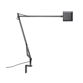 Flos Kelvin Edge Wall Support, Die-Cast Aluminium Head, Titanium