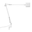 Flos Kelvin Edge Wall Support LED Adjustable Table Lamp with Die-Cast Aluminium Head in White