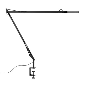Flos Kelvin LED Clamp, Die-Cast Aluminium Head, Black