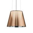 Flos KTribe S2 Medium Pendant with Steel Cable Suspension & Drum style Shade in Bronze