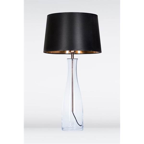 4 Concepts Amsterdam Clear Glass Table Lamp Black/Copper