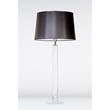 4 Concepts Fjord Large Glass Table Lamp in Black/White