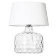 4 Concepts Paris Small Glass Table lamp in White/White