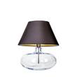 4 Concepts Stockholm Large Glass Table Lamp in Black & Gold
