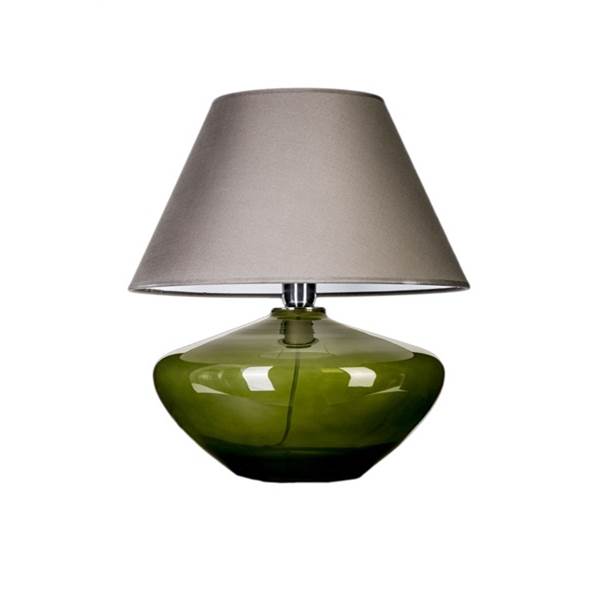 4 Concepts Madrid Green Glass Table Lamp