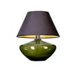 4 Concepts Madrid Green Glass Table Lamp in Black & Gold