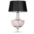 4 Concepts Oxford Transparent Copper Glass Table Lamp in Black & White