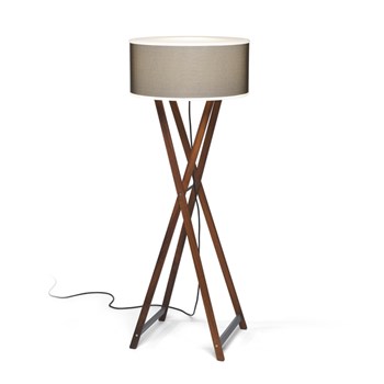 Marset Cala 140 IP65, Outdoor Floor Lamp With Diffuser, Grey-Brown