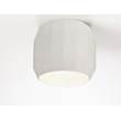 Marset Scotch Club Ceiling Light with Ceramic Diffuser in White-White