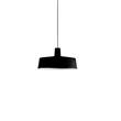Marset Soho 30 Small LED Pendant with Methacrylate Opal Diffuser in Black (Dimmable)
