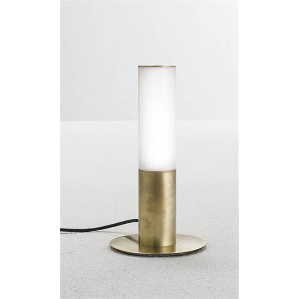 Il Fanale Etoile White Glass Table Lamp with Metal Base