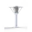 Roger Pradier Bermude Frosted Glass Ground Light with White Reflector in White