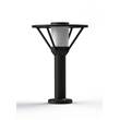 Roger Pradier Bermude Frosted Glass Ground Light with White Reflector in Dark Grey