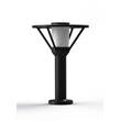 Roger Pradier Bermude Frosted Glass Ground Light with White Reflector in Black Grey