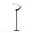 Roger Pradier Equix Steel Base LED Lamp Post with Telescopic Pole & Toughened Glass Diffuser in Steel Blue