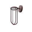 Flos In Vitro 2700K Outdoor LED Wall Light in Deep Brown