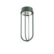 Flos In Vitro 2700K Outdoor Ceiling Light in Forest Green