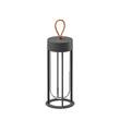 Flos In Vitro 2700K Outdoor Unplugged Portable Light in Anthracite