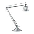 Flos Archimoon Adjustable Arm Table Task Lamp with Die-Cast Aluminium Support in Transparent