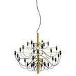 Flos 2097 30-Light Chandelier with Muti-Arm, Steel Central Structure in Brass