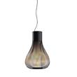 Flos Chasen Glass Pendant with Die-Cast Aluminium Base in Black
