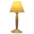 Flos Miss Sissi Table Lamp Include Shade in Yellow