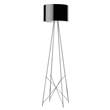Flos Ray F2 Dimmer Floor Lamp with Shade in Black