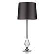 Dar Dillon Table Lamp Complete Smoked Glass  in Smoked