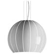 Vibia Citrus Pendant with Glossy lacquered aluminium bands in White