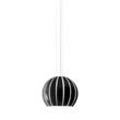 Vibia Citrus Pendant with Glossy lacquered aluminium bands in Black
