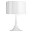 Flos Spun Light T2 Table Lamp with Shade in Shiny White