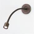 Astro Fosso Recess LED reading wall light in Bronze