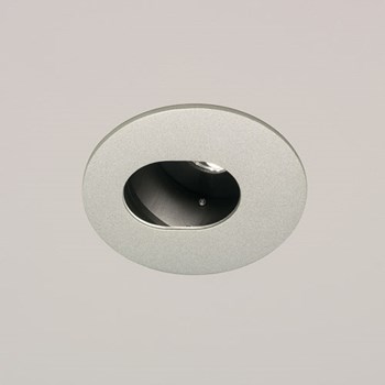 Astro Lenta Adjustable LED Downlight White, Painted silver
