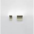 Artemide Cuma 10 Small White Decorative LED Wall Light with Painted Aluminium Structure in Bronze