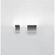 Artemide Cuma 10 Small White Decorative LED Wall Light with Painted Aluminium Structure in Titanium