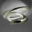 Artemide Pirce LED Ceiling Light in Aluminium in Gold 3000k