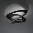 Artemide Pirce LED Ceiling Light in Aluminium in Black