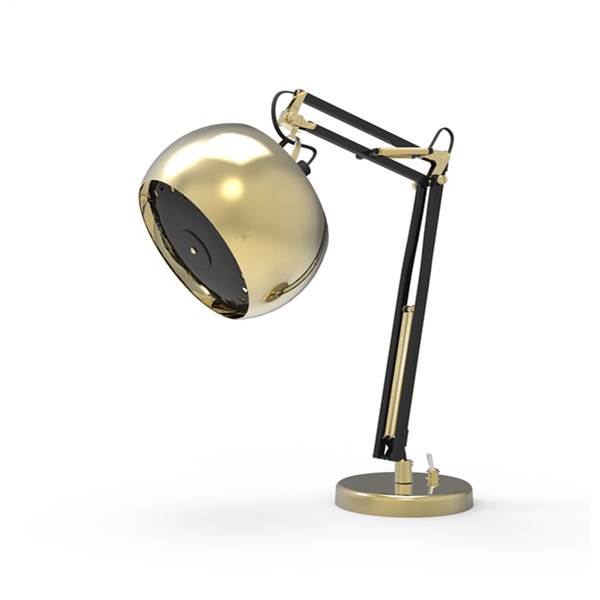 Zam Marfik Adjustable Table Lamp  with Custom Finishes