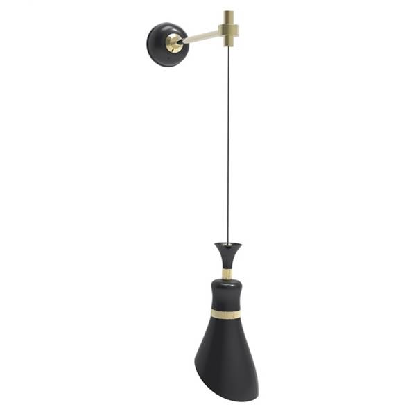 Zam Tramp Adjustable Wall Lamp with Custom Finishes