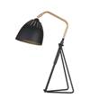 Orsjo Lean Table Lamp Rough Brass in Black